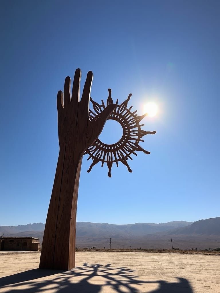 Heliocentric Kinetic Sculpture Inspired by Abstract Art