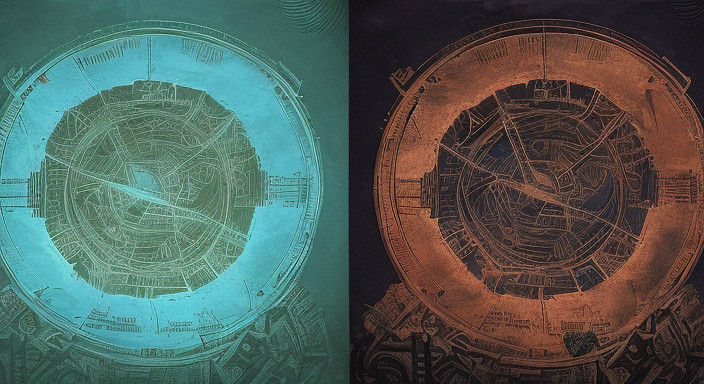 Retrofuturistic Meteorite Cultists Gather in Midnight Navy B...