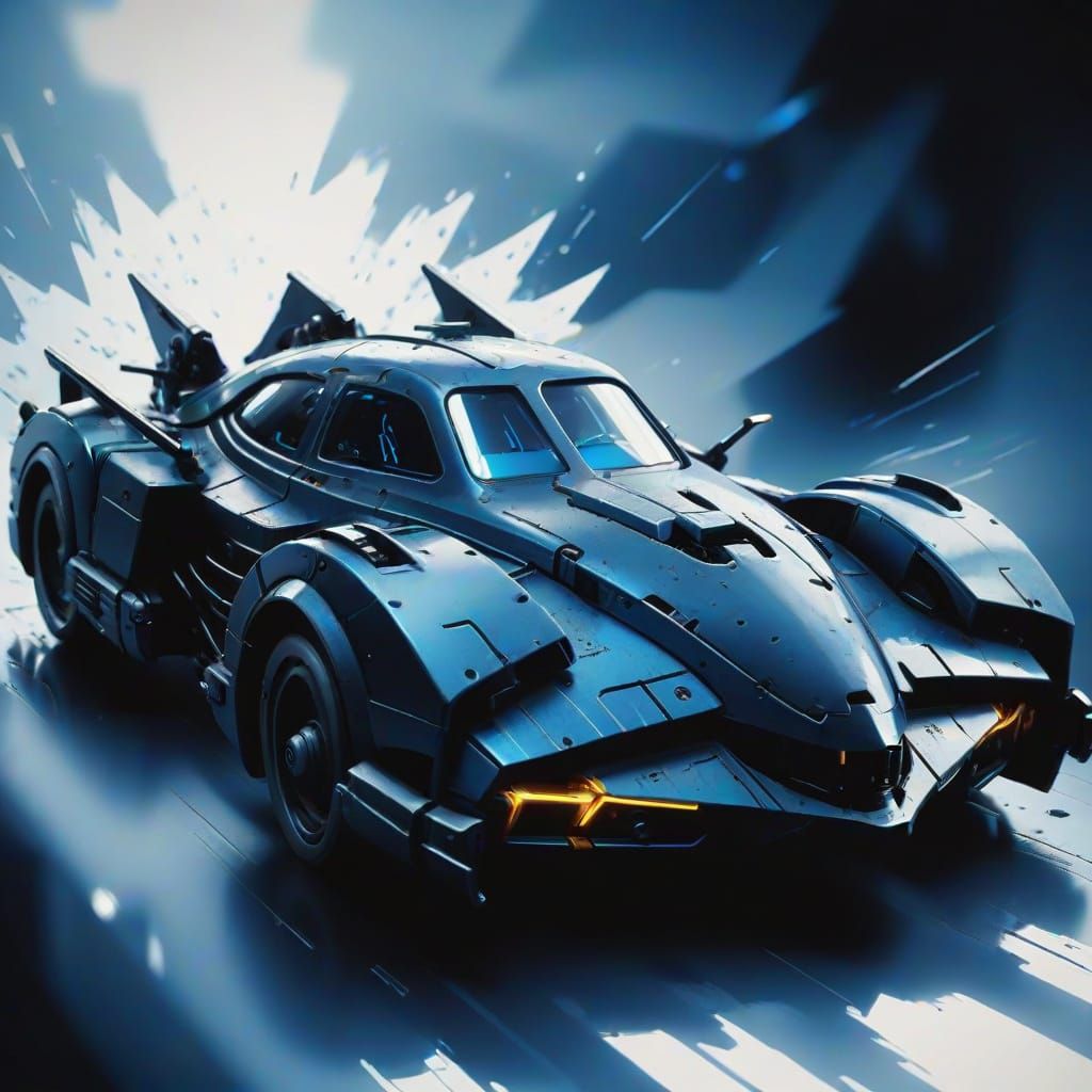 Close-Up Robot with Glowing Circuits in Digital Art