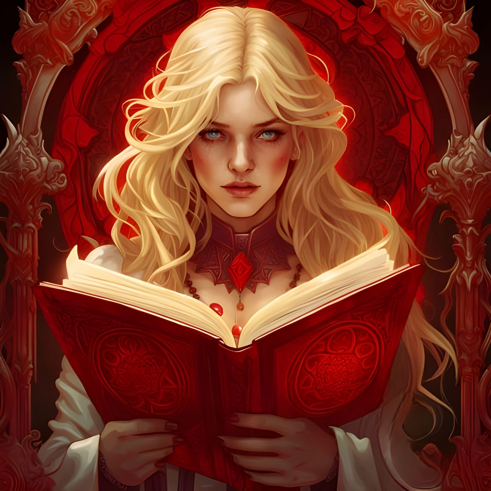 Beautiful Evil Priestess