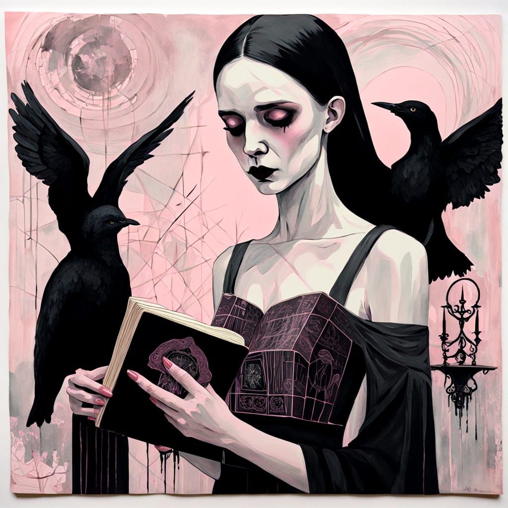 Low Brow Figure in Mysterious Ritual