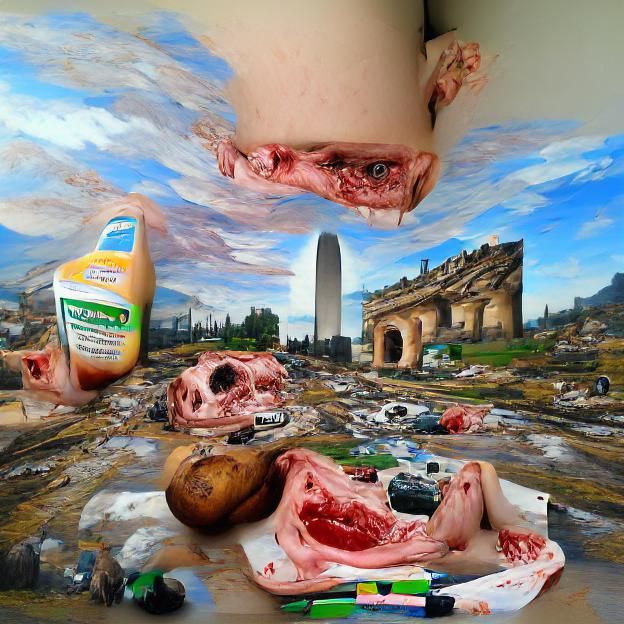 Hyperrealistic Decay of Civilization