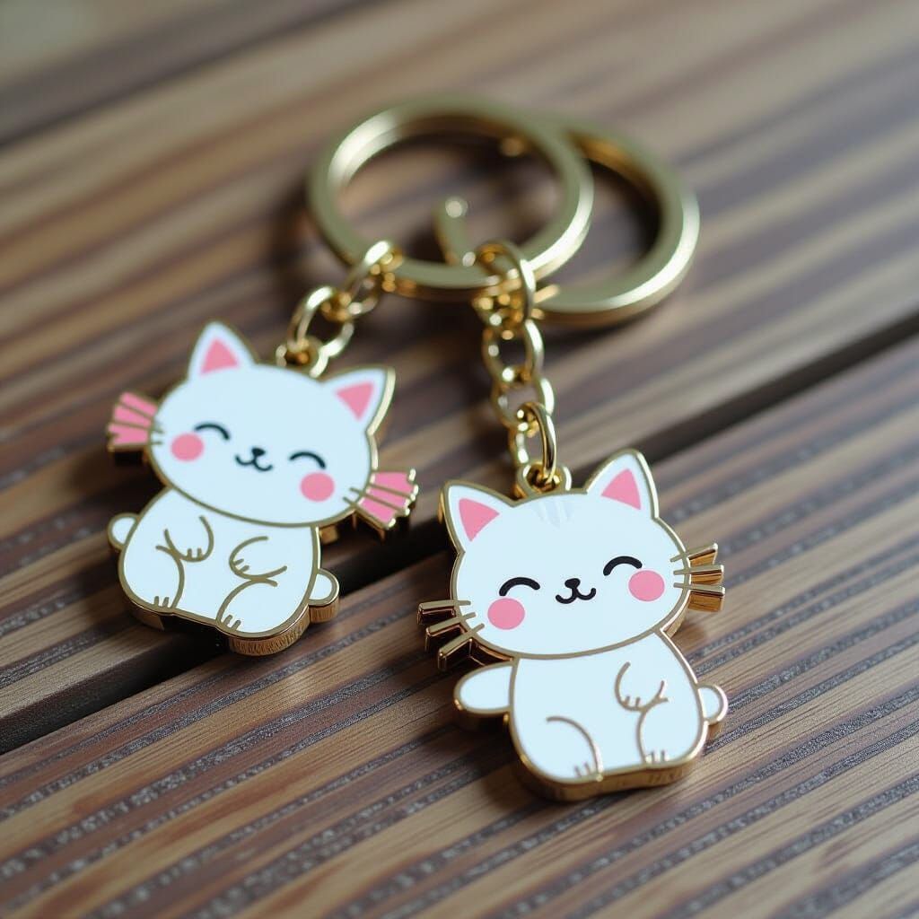 Adorable Labubu Keychain Design