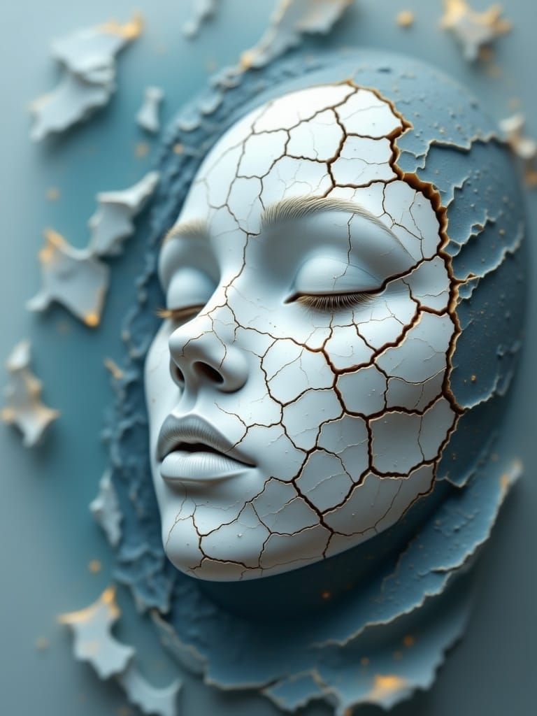 <lora:Cracked:1.0> masterpiece, best quality, high quality, ...