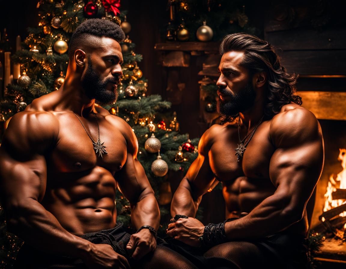 Two Gay Witches celebrating Yule