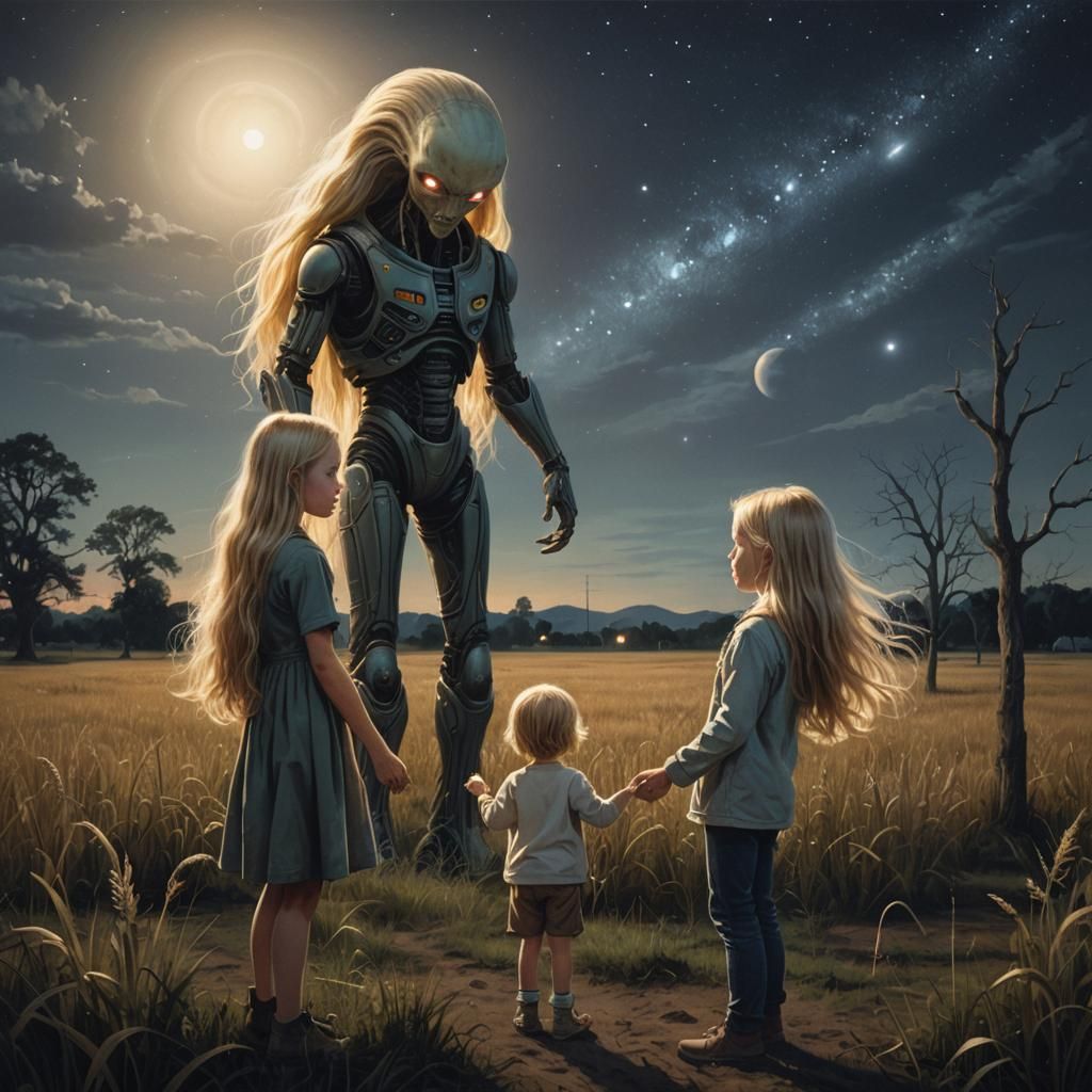 Child's Night Encounter with Friendly Extraterrestrial