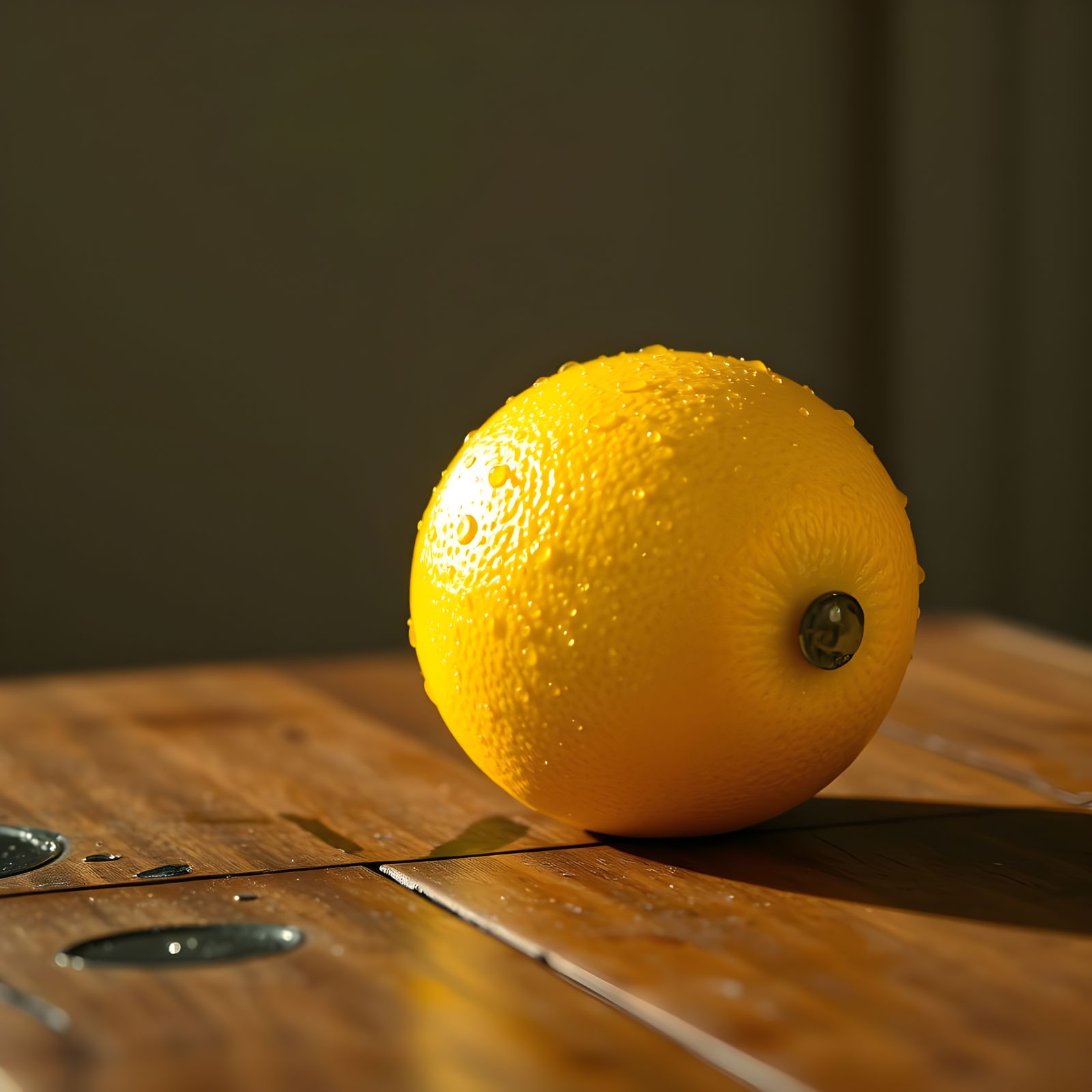 Succulent Lemon Still Life in Vibrant Yellow