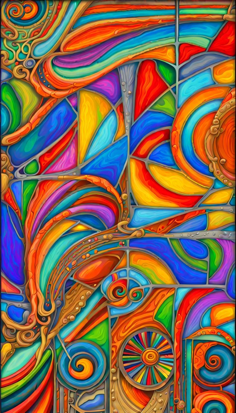 Surreal Optical Illusion Art with Dynamic Lighting