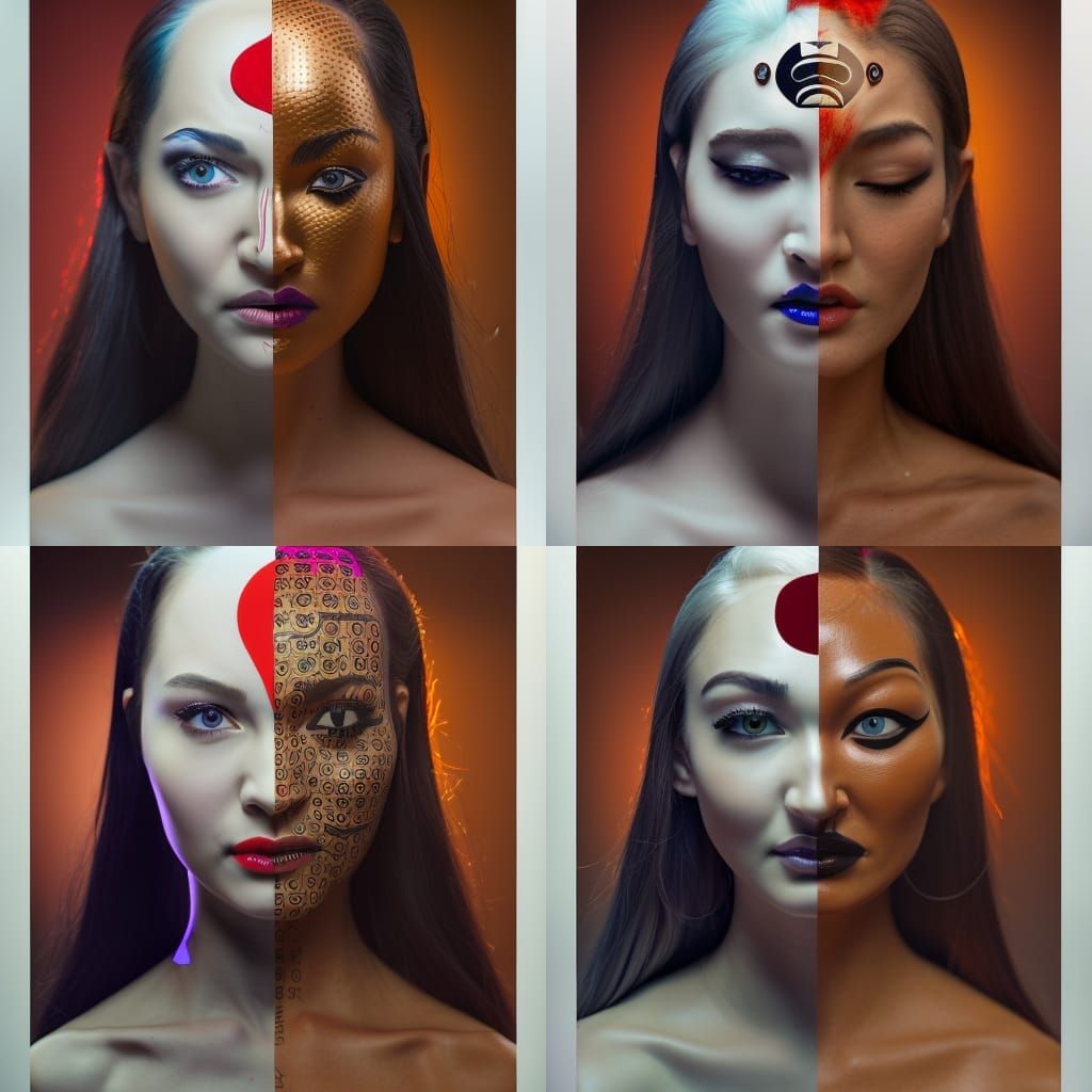 Many faces of me