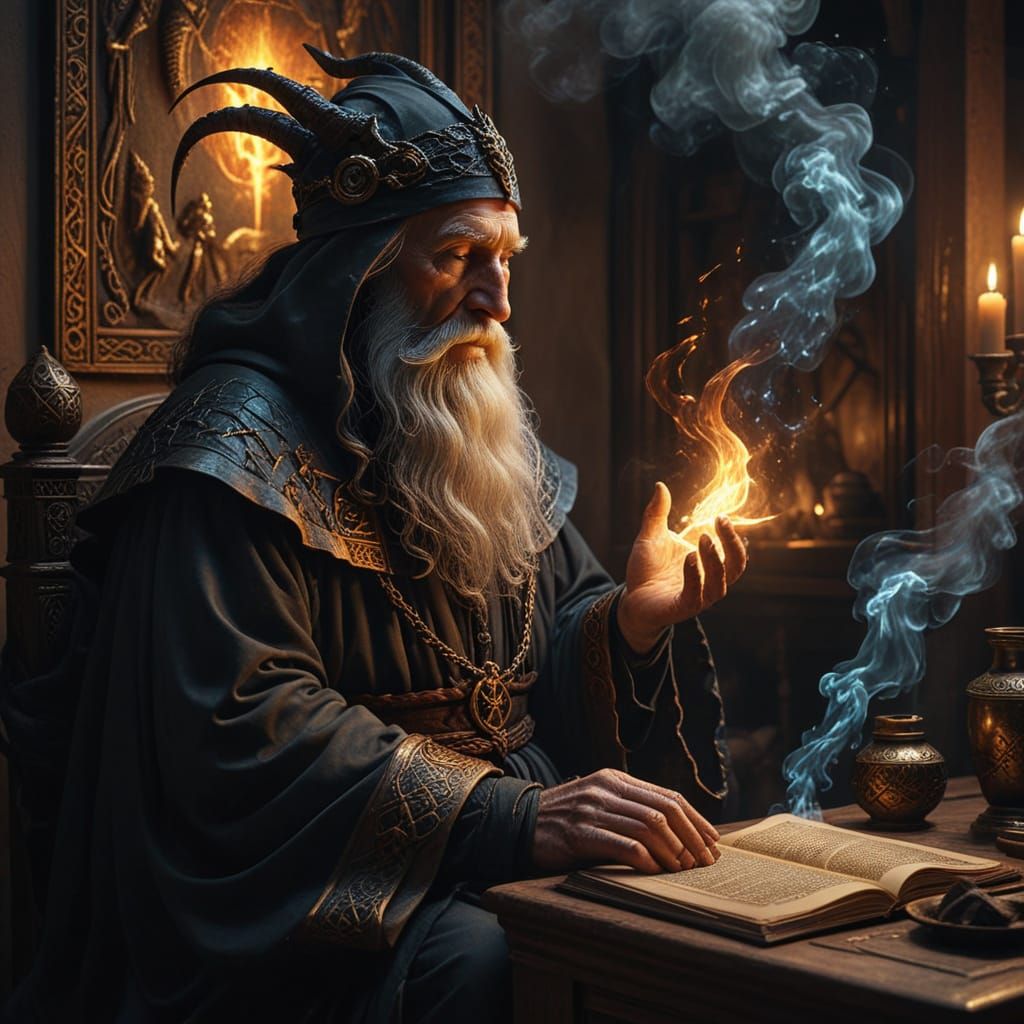 Ethereal Confrontation: A Masterpiece of Photorealistic Art