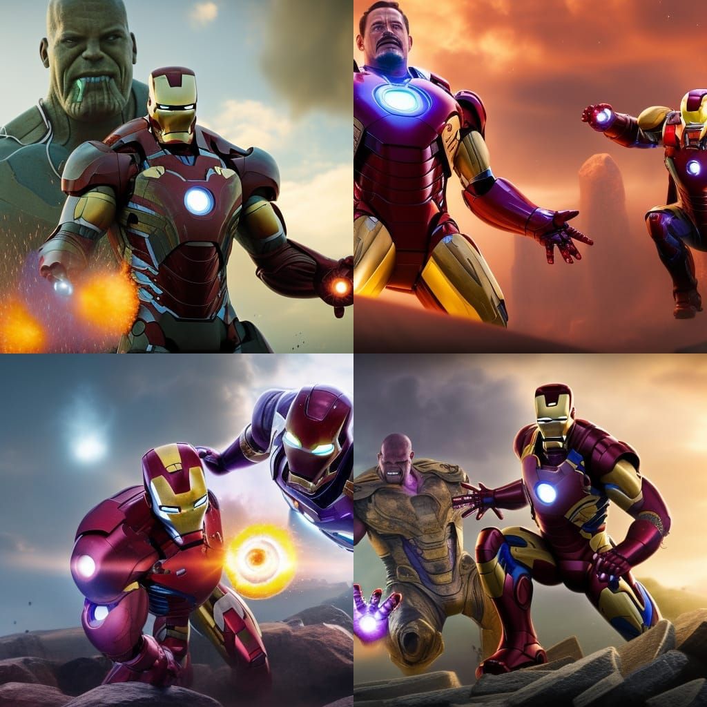 Iron Man's Victory Over Thanos