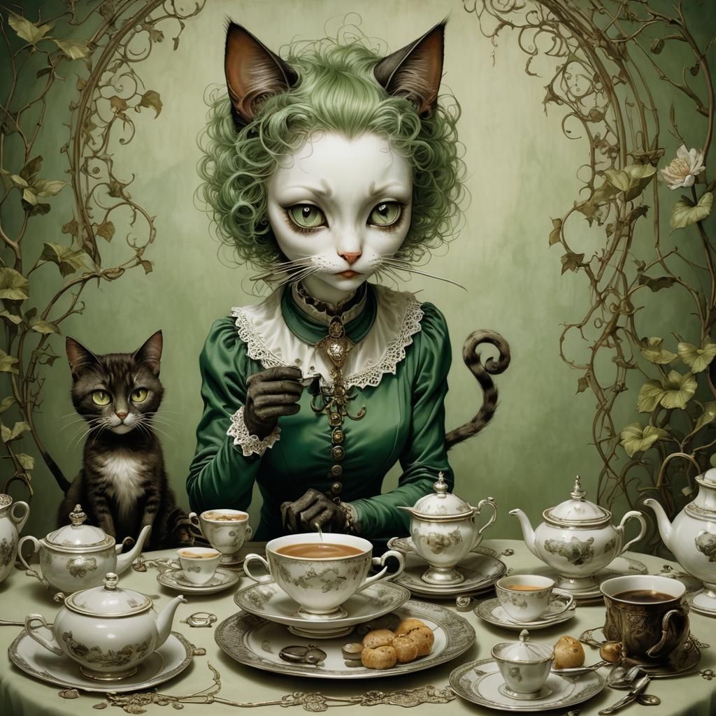 Tea Party with Green