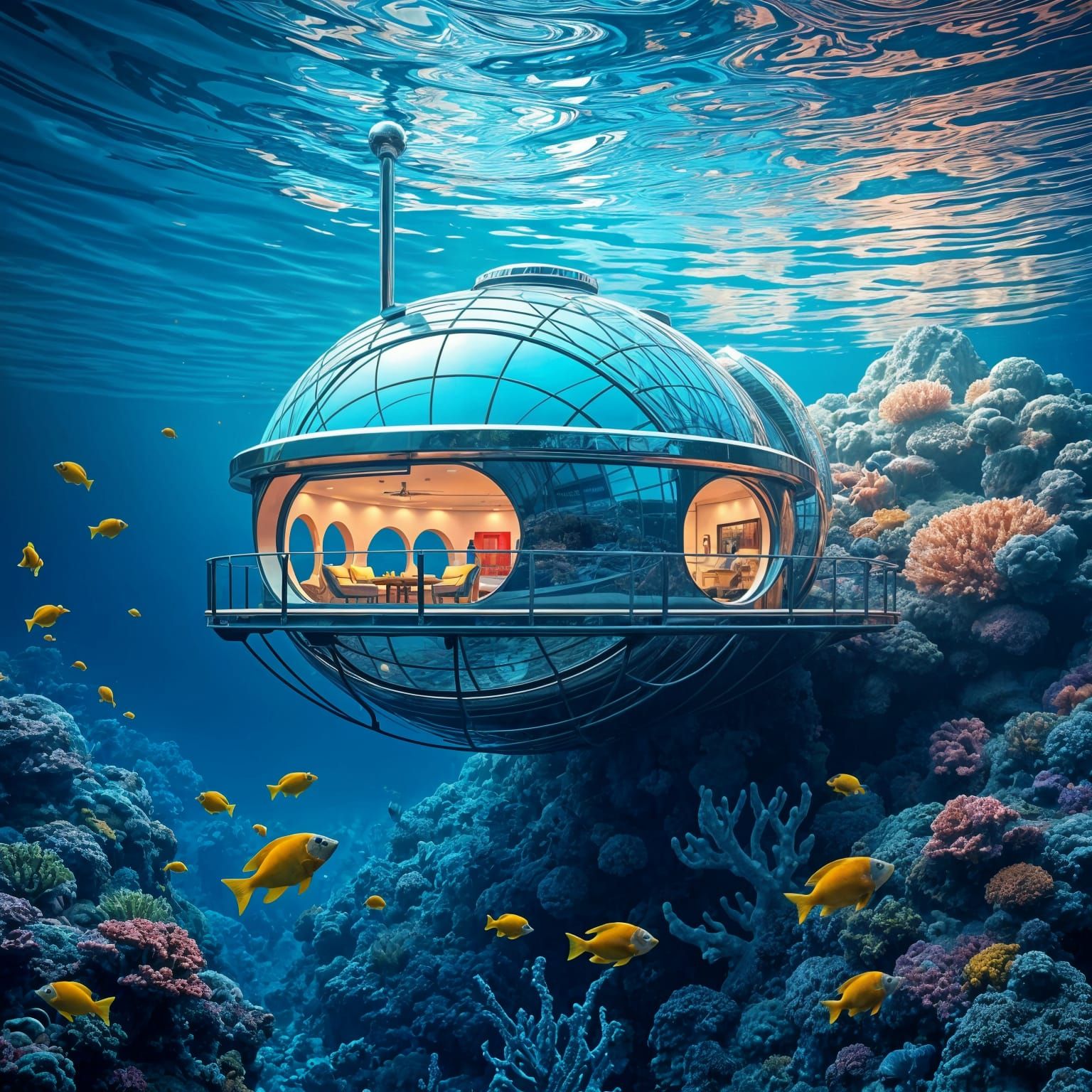 Underwater Dome House