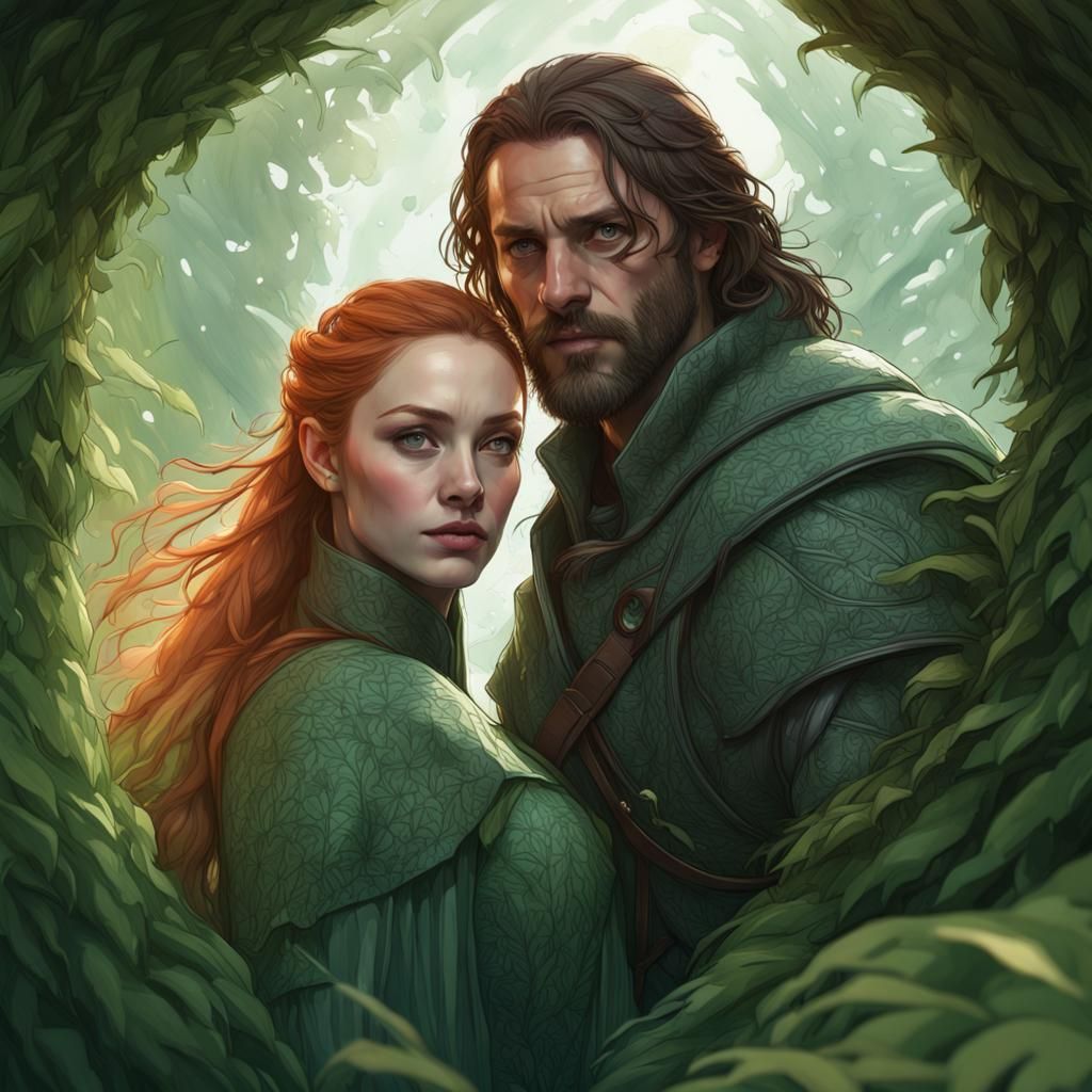 Sansa and Sandor: Hide and Seek in Maze