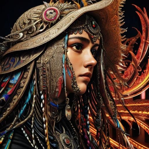 Arizona Phoenix in Surreal Expressionist Style