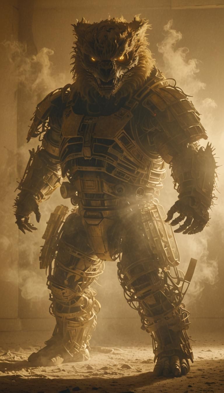 Spotlit Dancer in Swirling Shadows: Cinematic Still