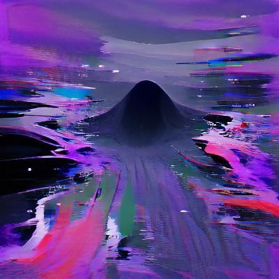 Abstract Art: AI Interpretation of the Void