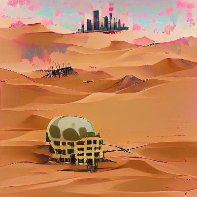 Post-Apocalyptic Desert Landscape