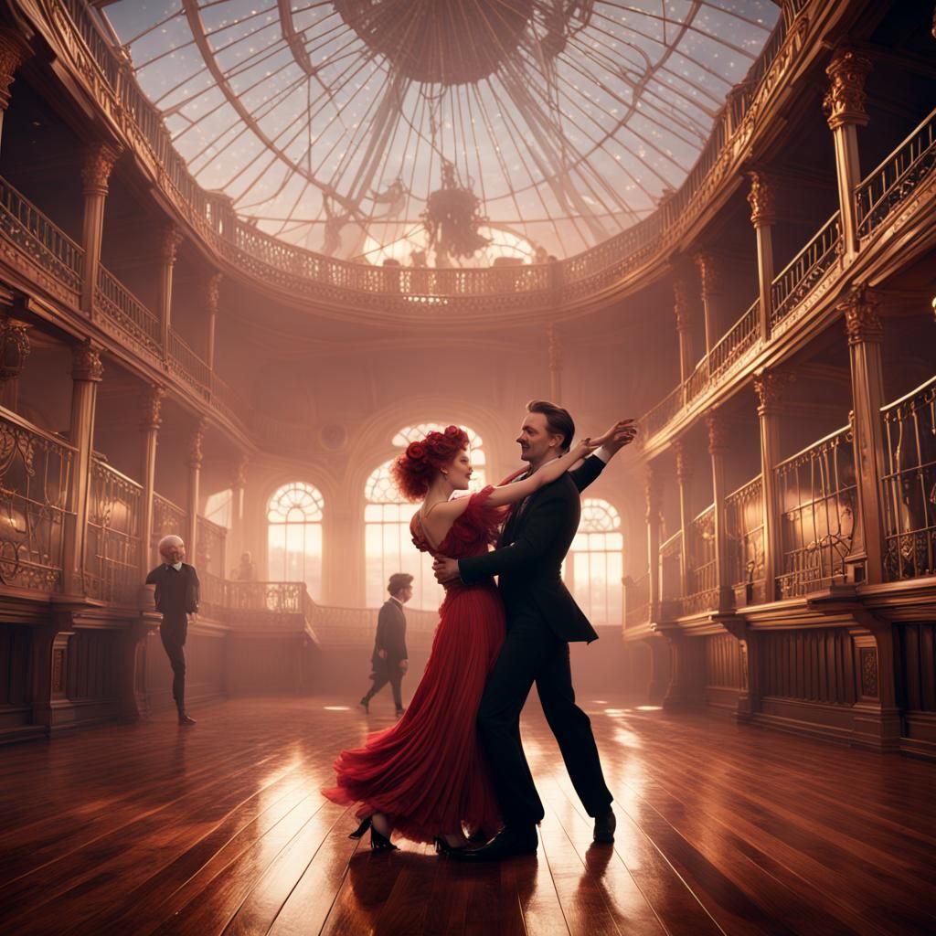 Rose and Jack Dancing on the Titanic