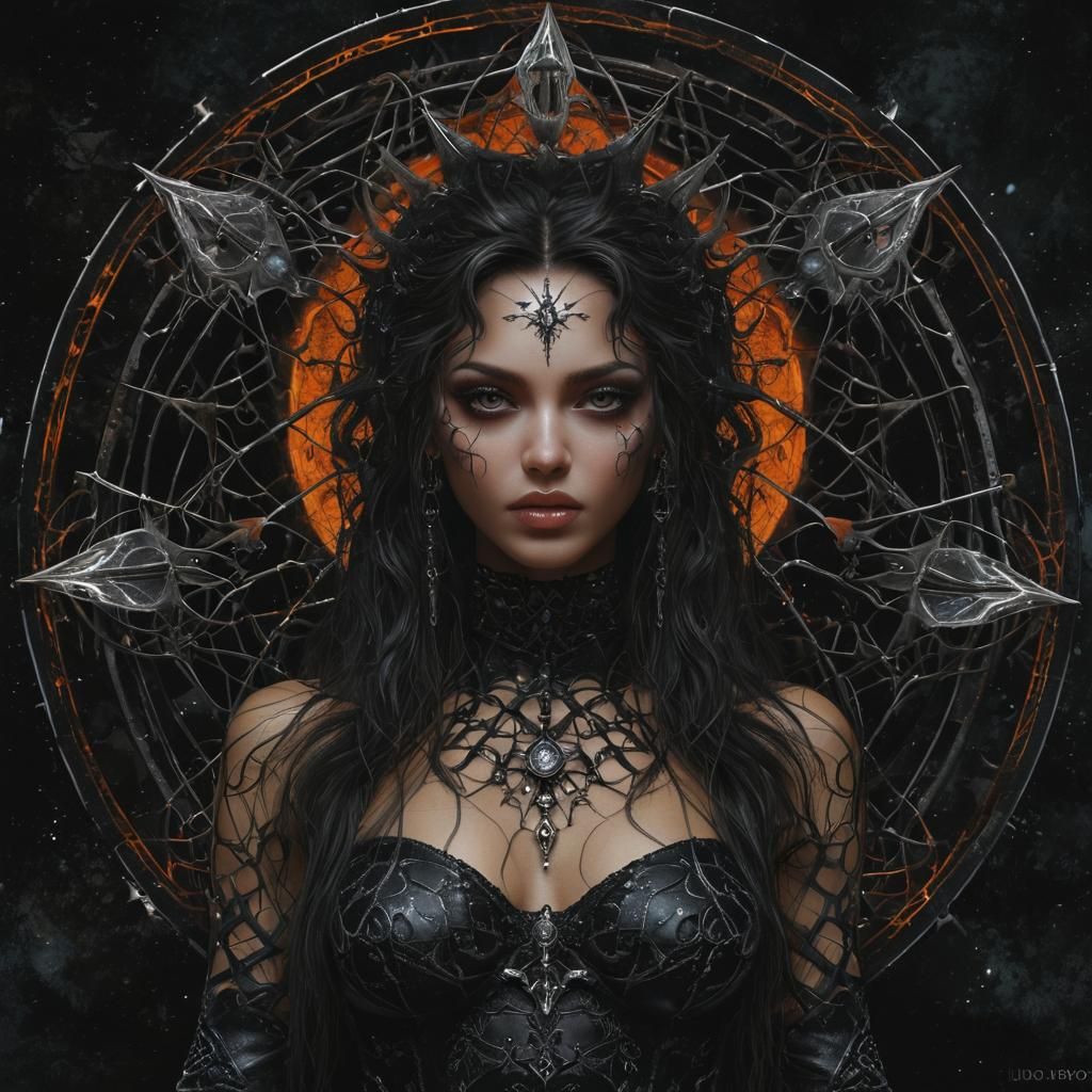 Kaleidoscope Witch: An Octane Render Beauty