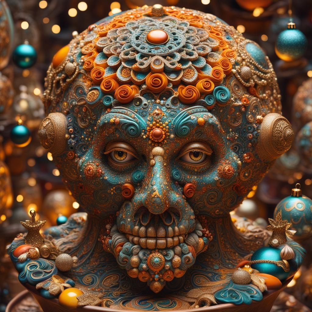 Whimsical Anthropomorphic Pottery in Klimt Style