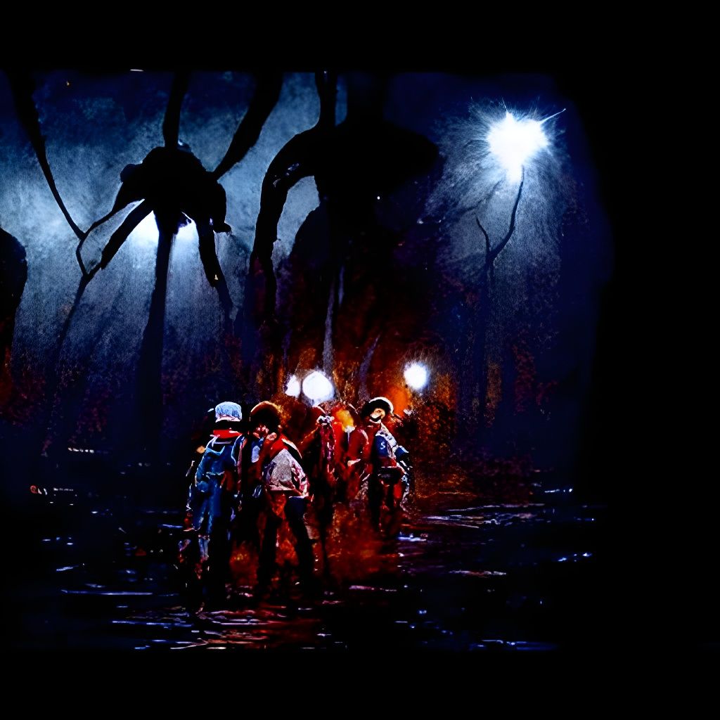 Stranger Things Oil Painting by James Gurney Style