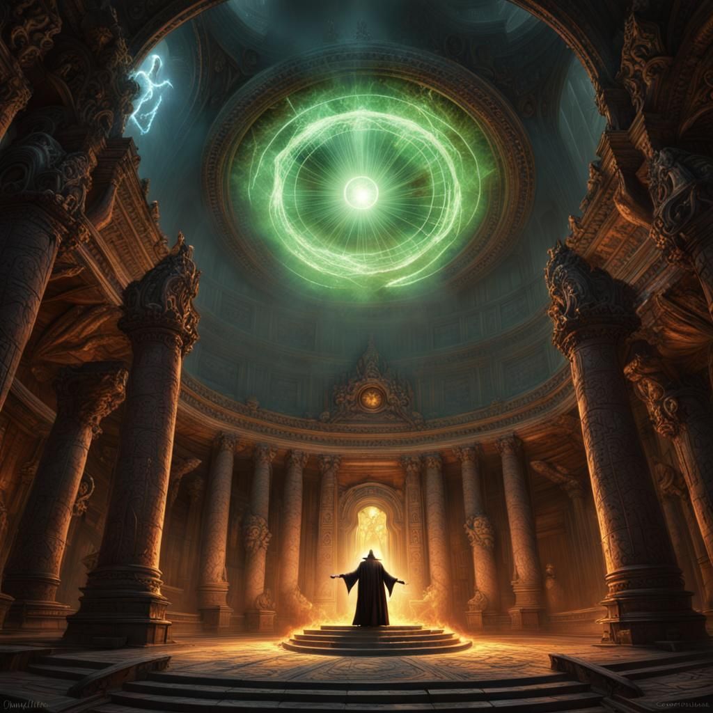 A powerful sorcerer whose evil aurora permeates even the gro...