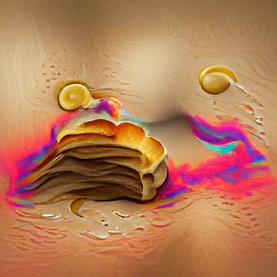 Abstract Swirling Colors and Shapes Design