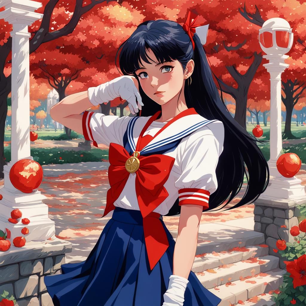 Sailor Mars Norman Rockwell park