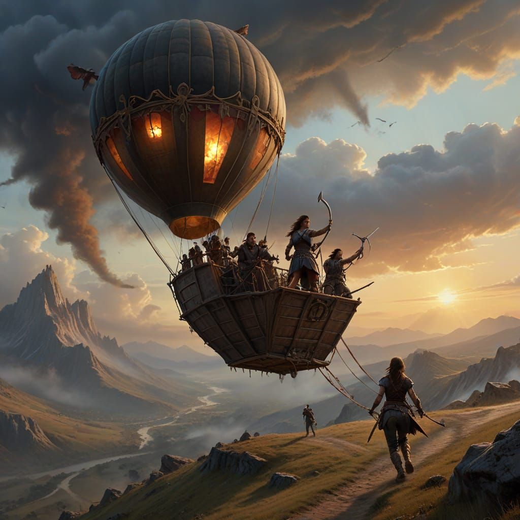 Fantasy Escape: Hot Air Balloon Flight to Freedom