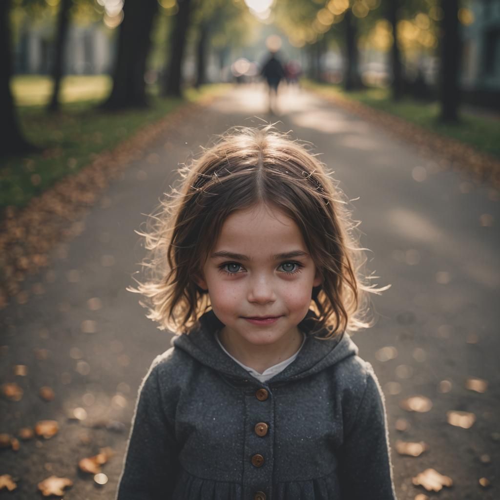 Evil Happy Girl: Professional 64MP Photography