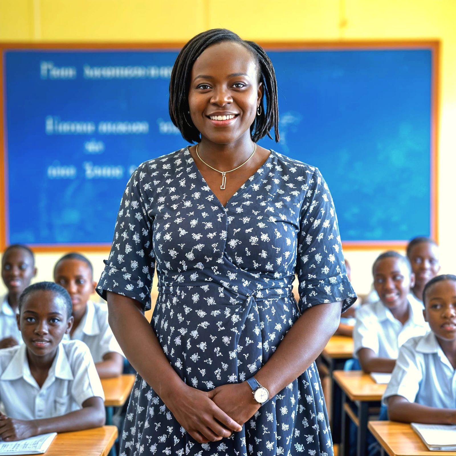 Inspirational Kenyan Teacher Portrait