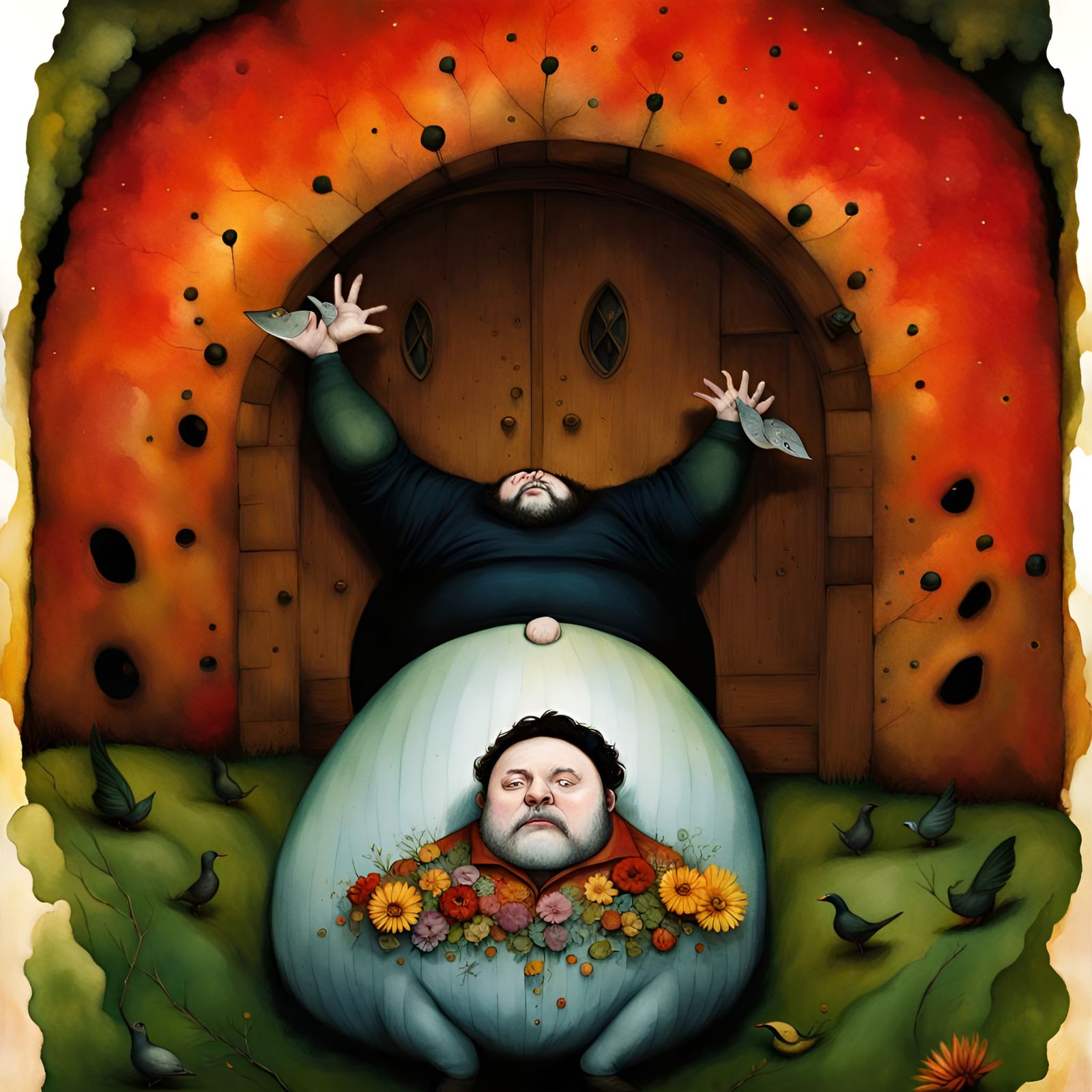 All hail the dude below