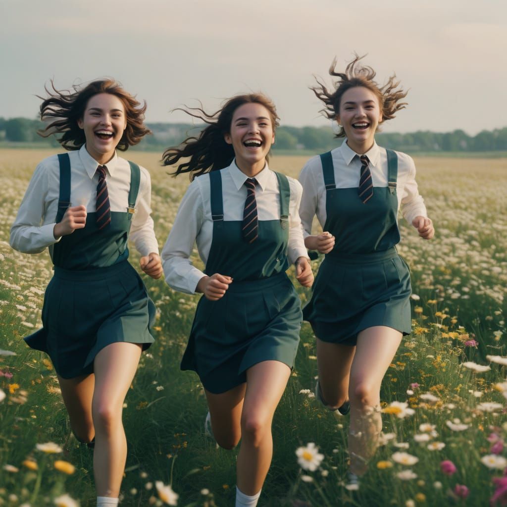 Youthful Summer Joy Captured in Cinematic Style
