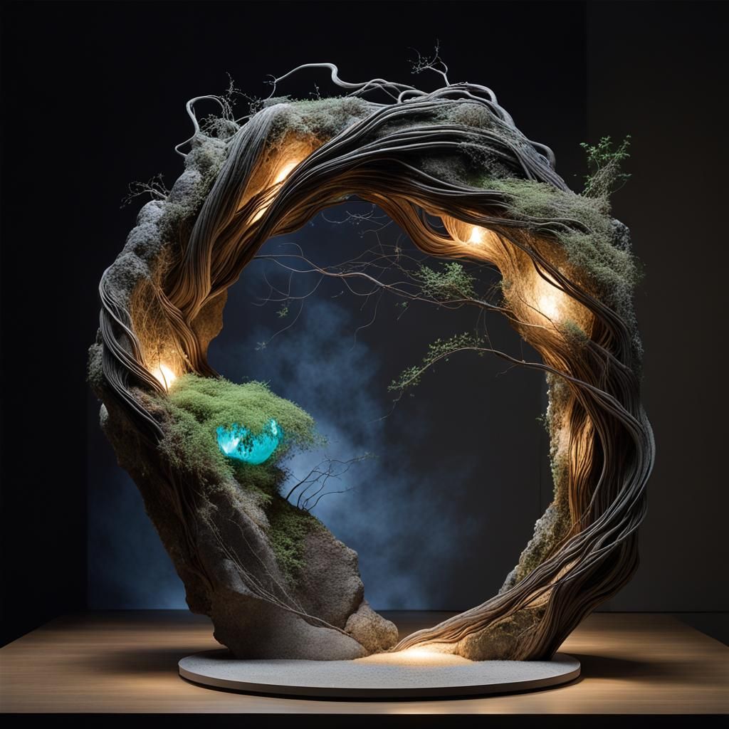 Ethereal Hybrid Forms in Liminal Space