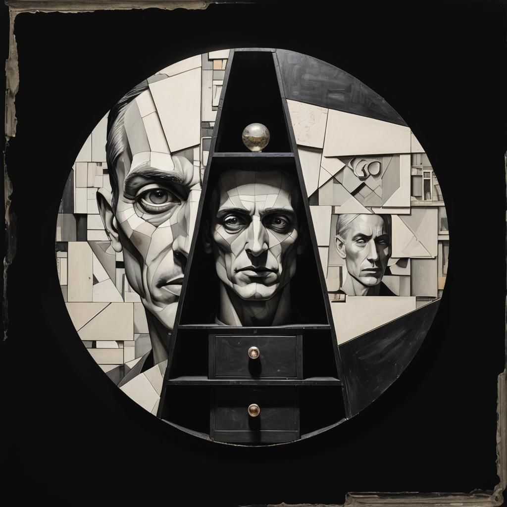 Surreal Portrait: Face as Cabinet of Curiosities