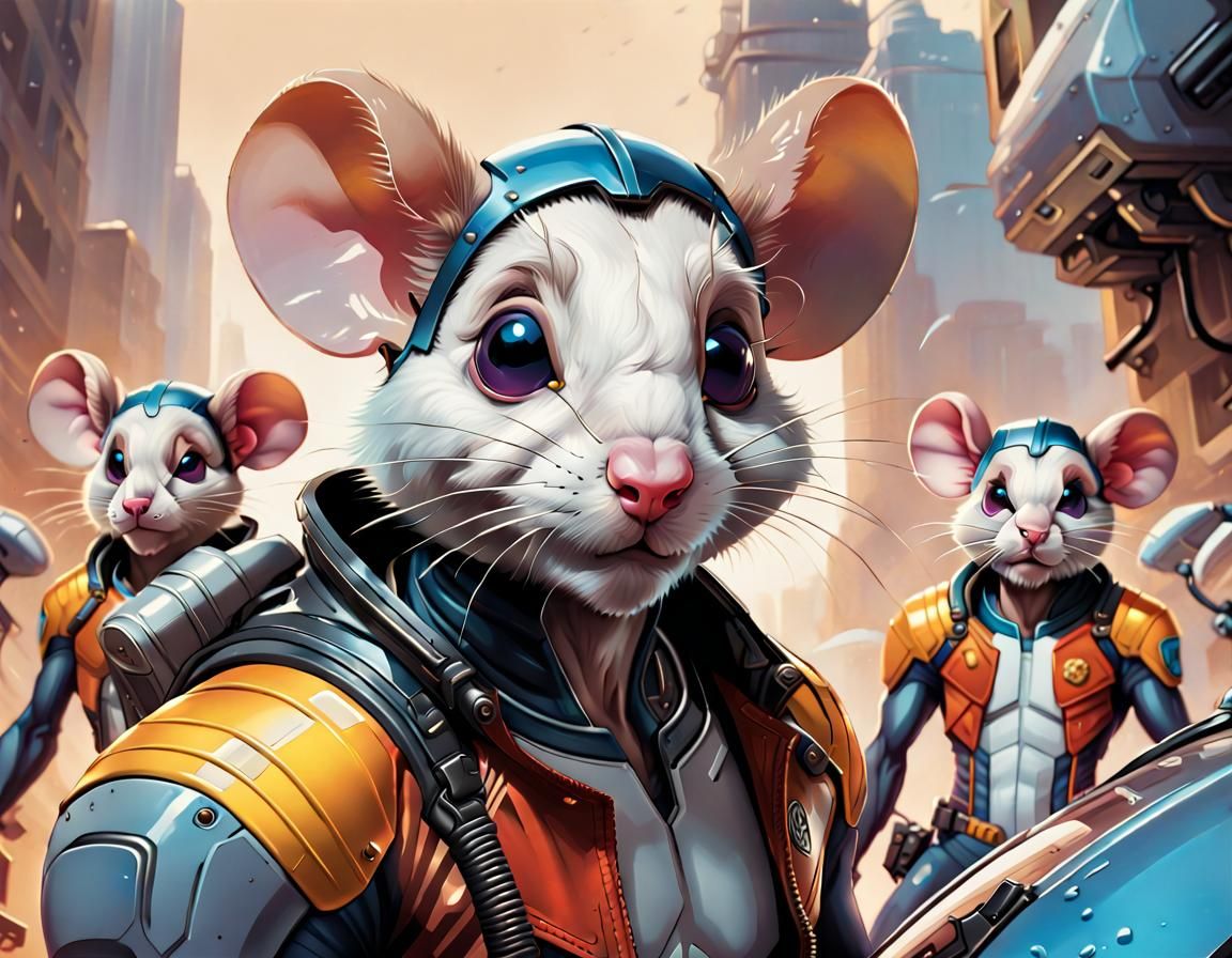 Biker Mouse from Mars Splash Art