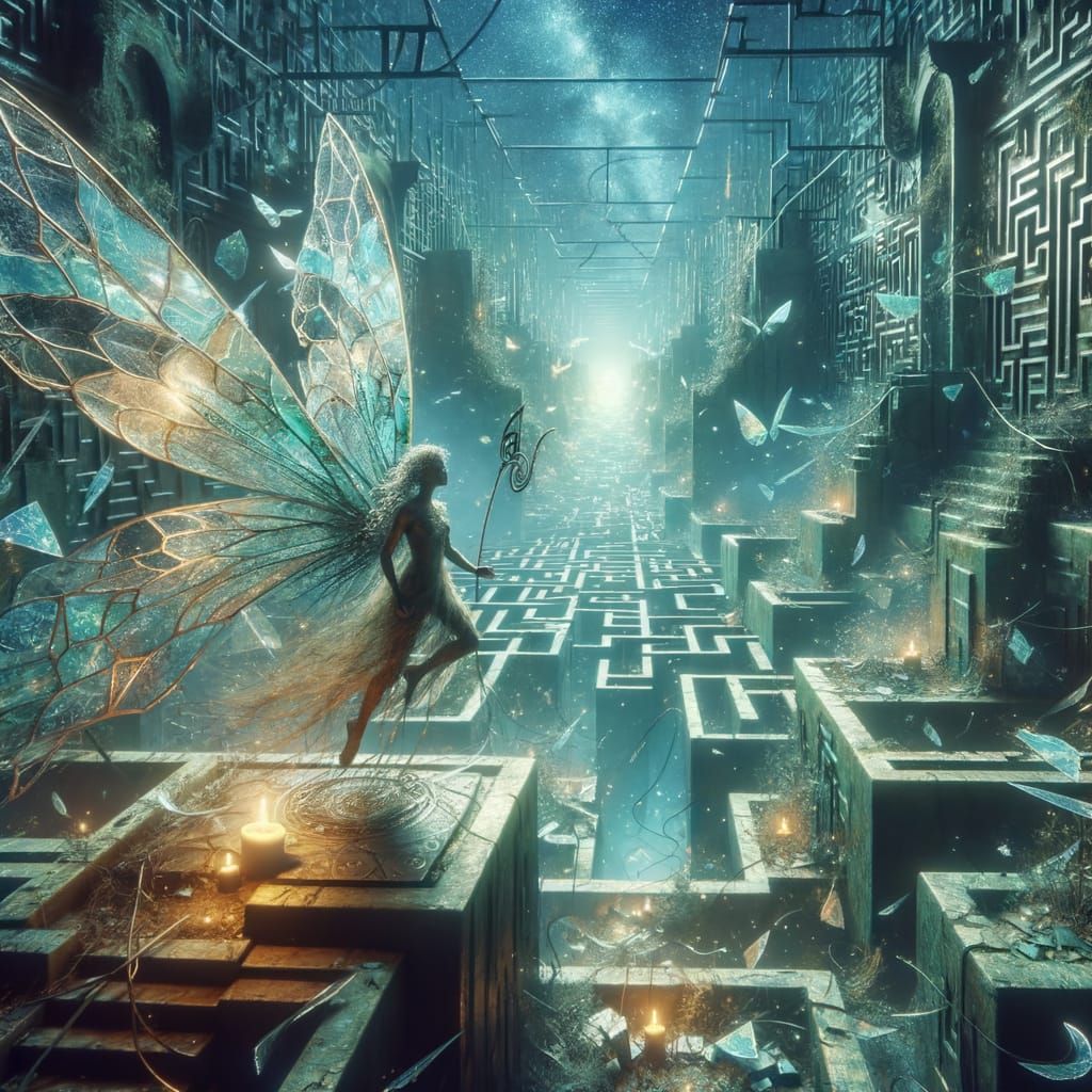 Fairy in Eerie Mirror City