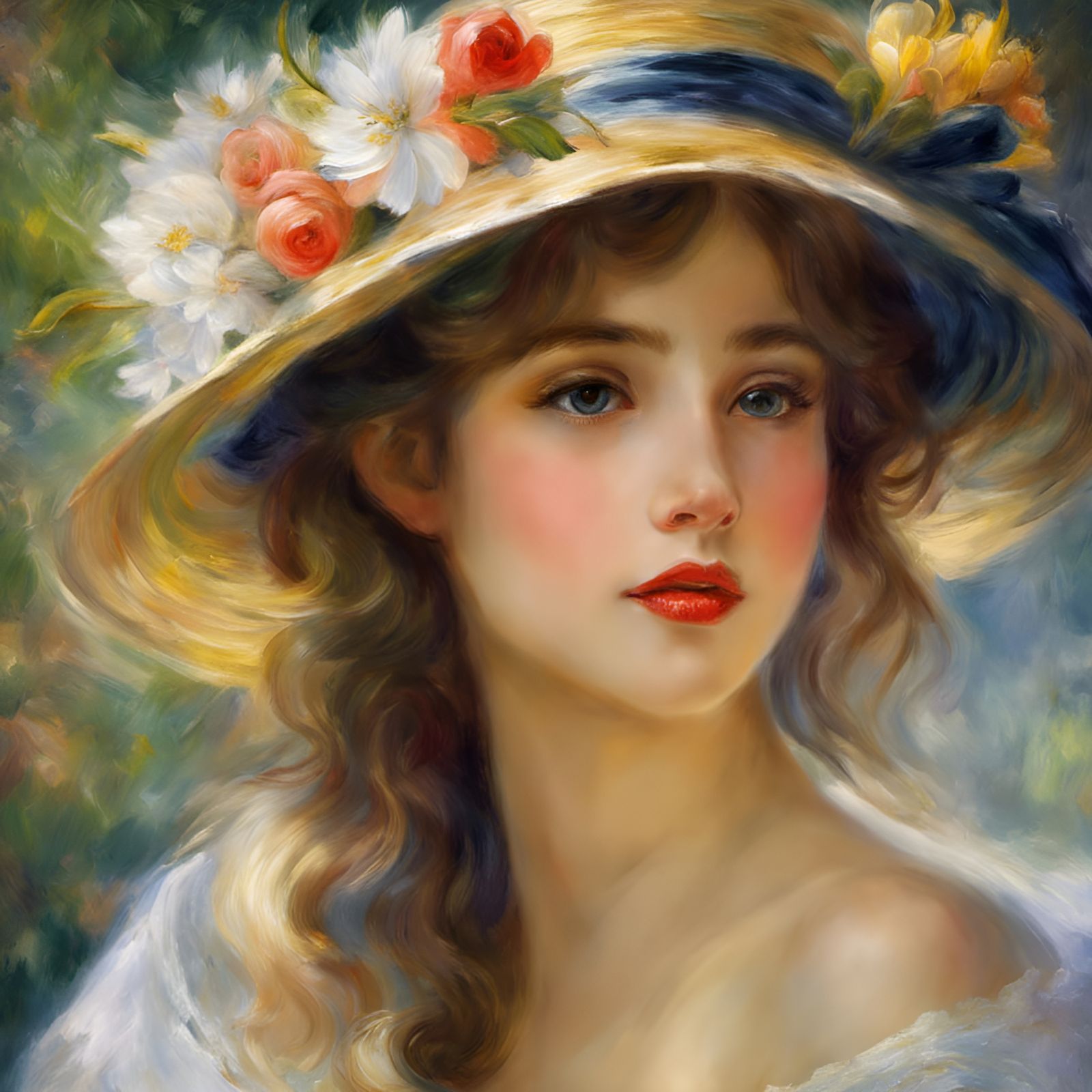 Renoir re-imagined 👧🏻 👒🌷