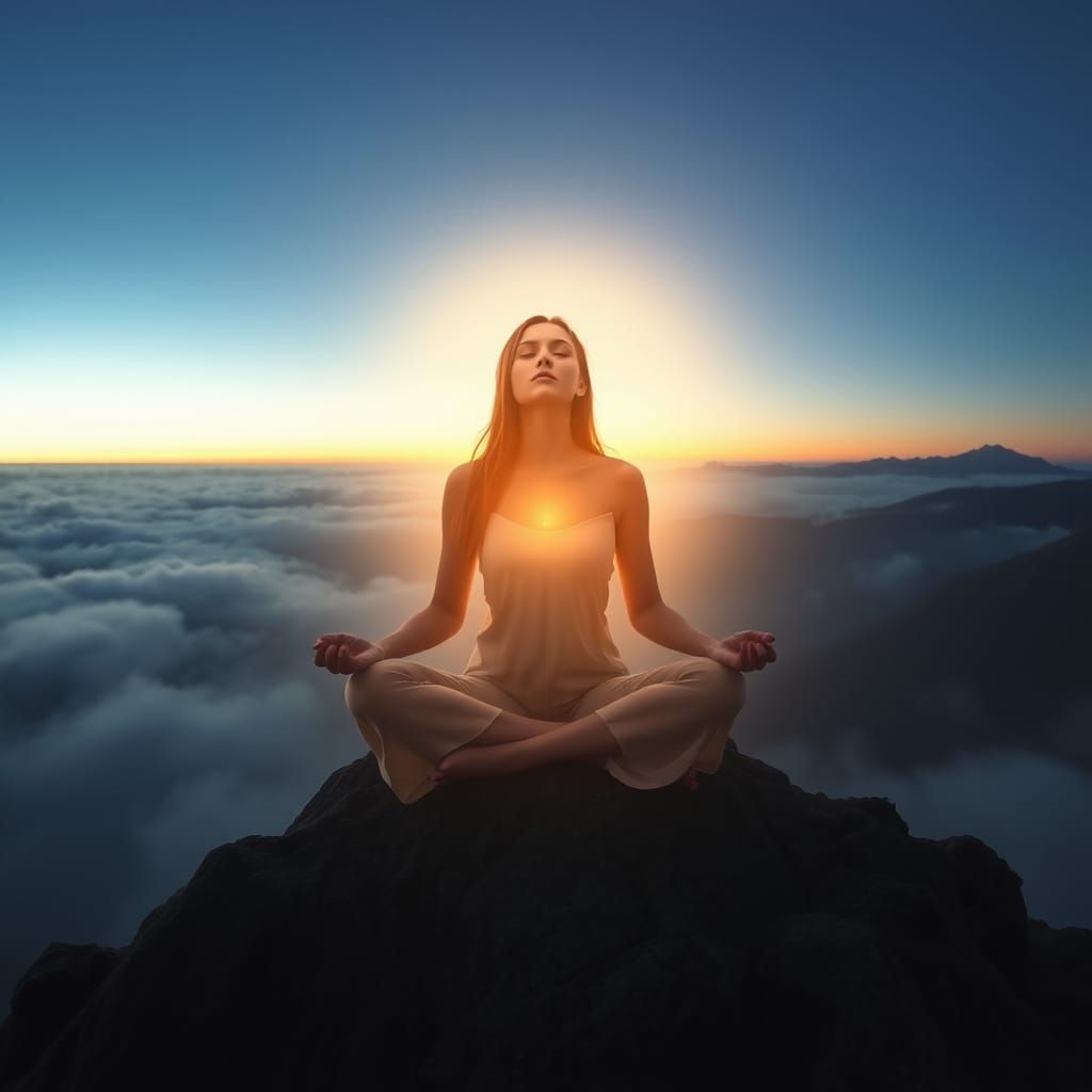 Inner Wisdom Ignited in Dreamy, Surreal Landscape