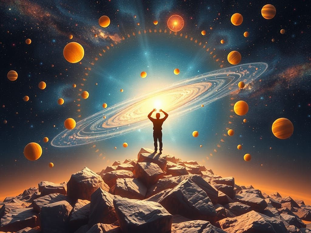 Cosmic Atomic Neuronic Extremes in Hyperdetailed 3D