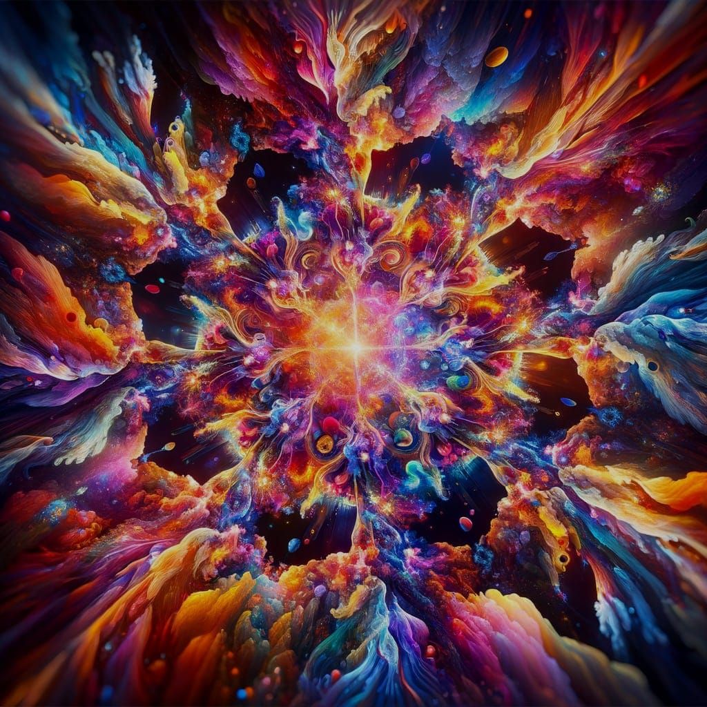 Create a kaleidoscope of vibrant and breathtaking colors and hues, shapes that dance before the eyes.  A world of beauti...