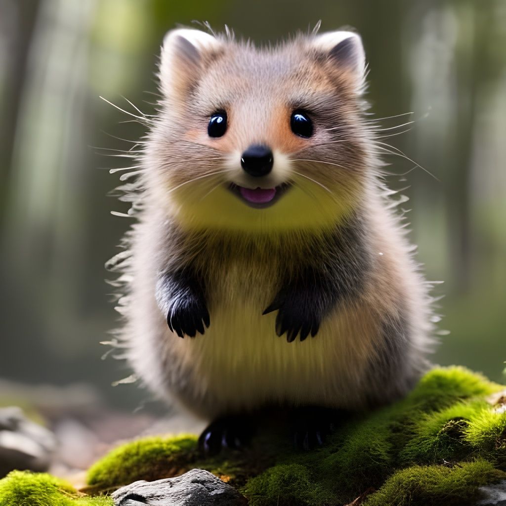 The fluffiest quokka ever