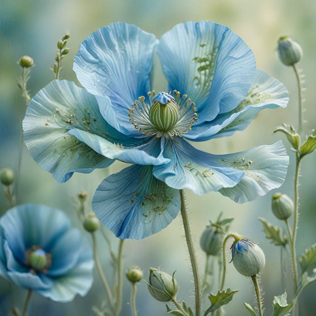 Blue poppy
