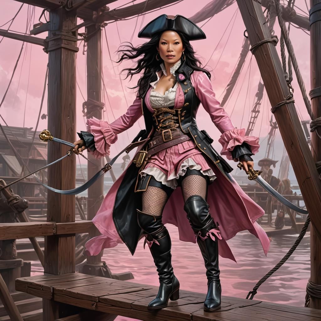 Pirate Portrait in Dynamic Lighting