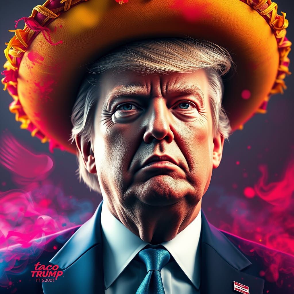 Donald Trump as Mariachi Man: Detailed Portrait