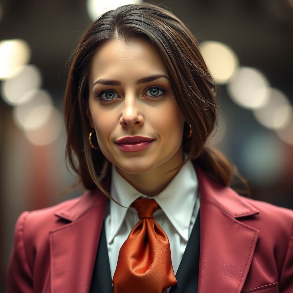 Professional Businesswoman in Formal Attire