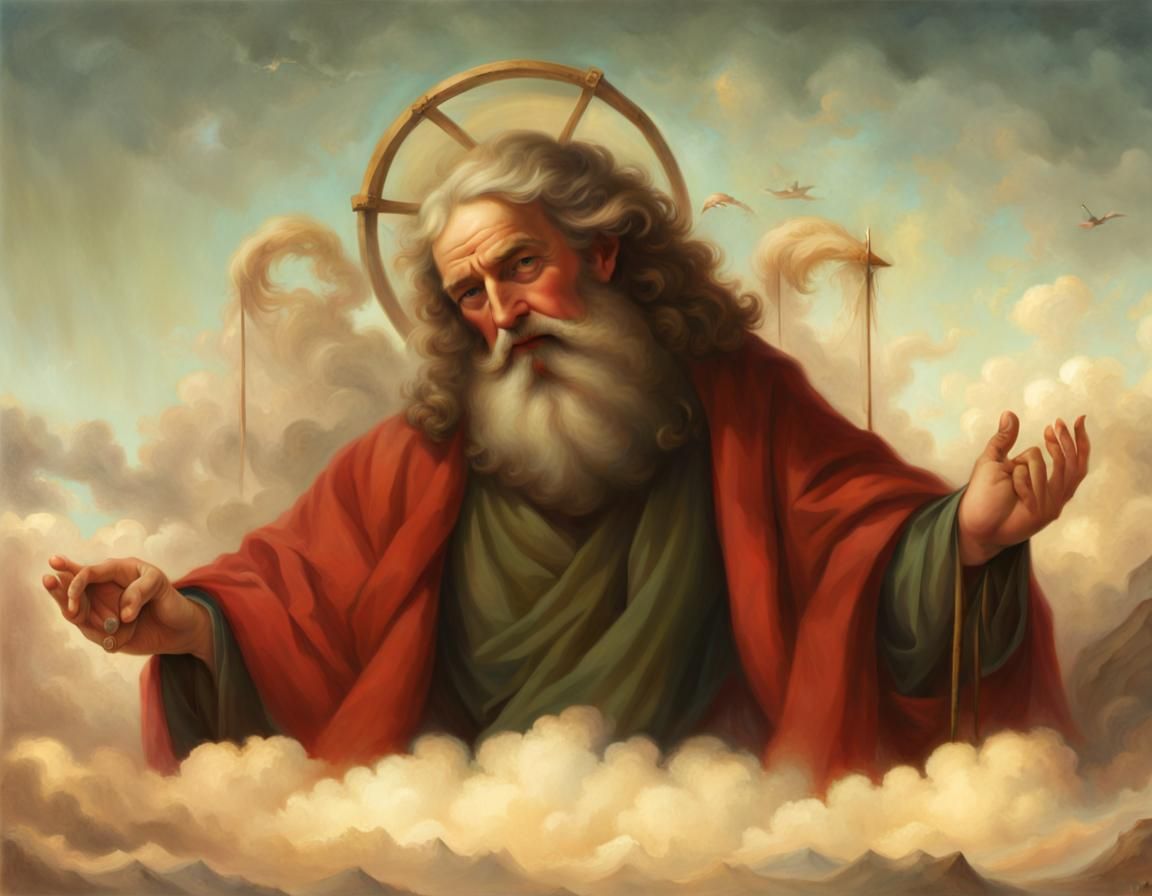 Abstract Depiction of God by AI