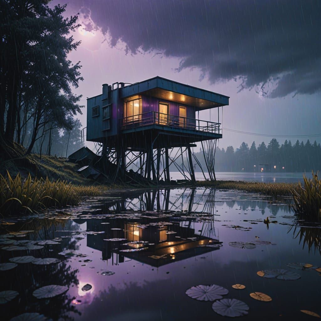 Cinematic Futuristic Refuge