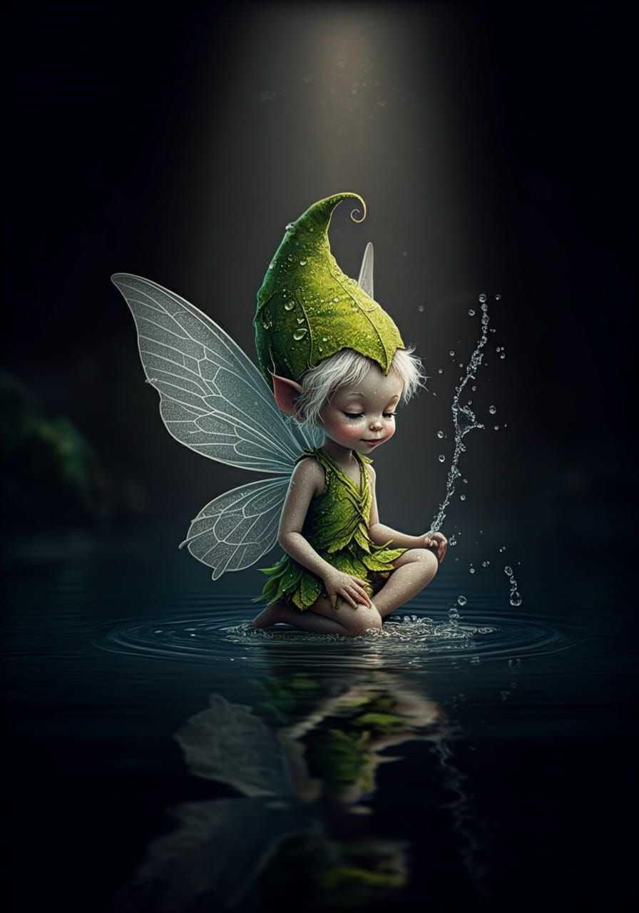 Ethereal Watersprite on Invisible Canvas